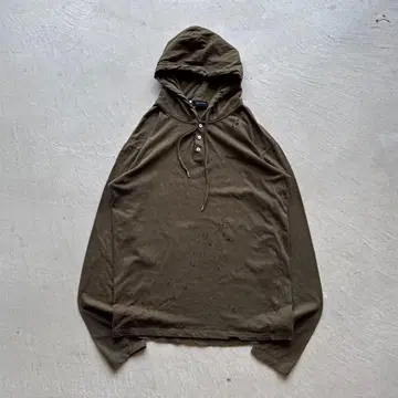 00s dsquared2 damaged khaki brown hoodie