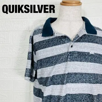 QUIKSILVER 퀵실버 보더 무늬 피케 셔츠 399