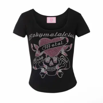 베이비메탈클럽 스컬티 블랙 bmc twinkle skull t | 브랜드 중고거래