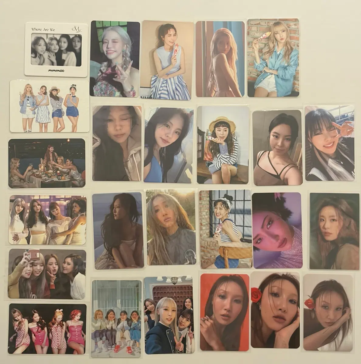 마마무 포토카드 일괄