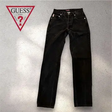 GUESS 블랙 데님 청바지 27 게스 GUESS JEANS