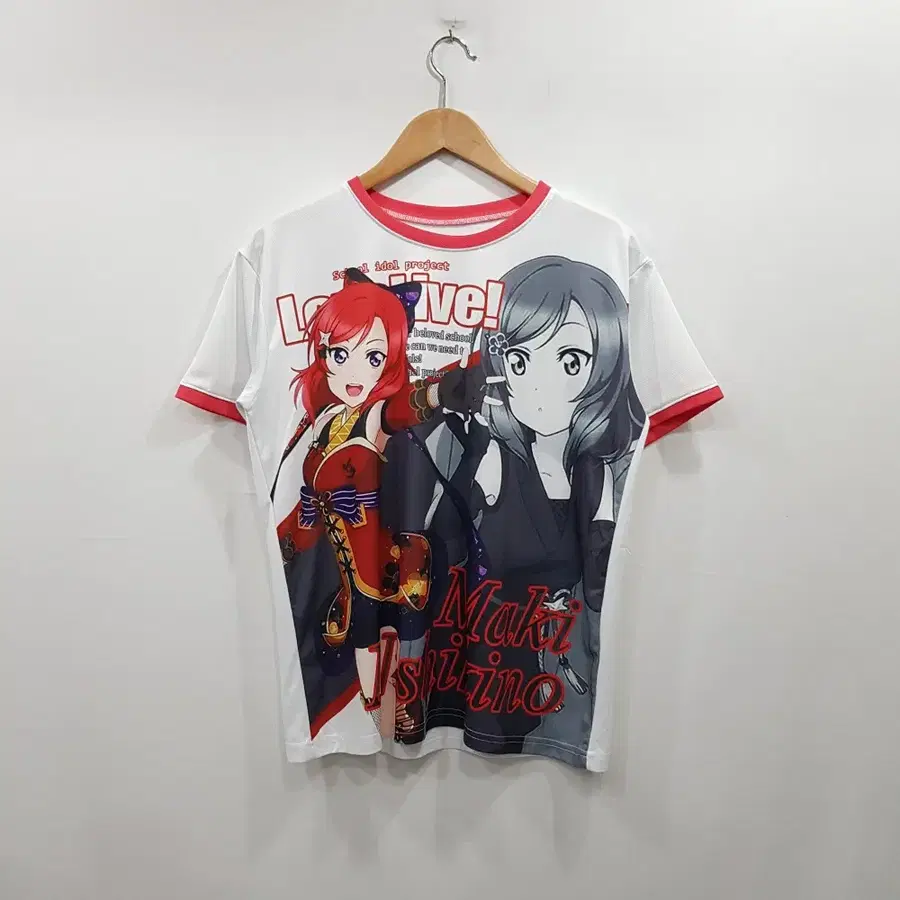 러브라이브 더 스쿨 아이돌 니시키노 마키 티셔츠 M R241