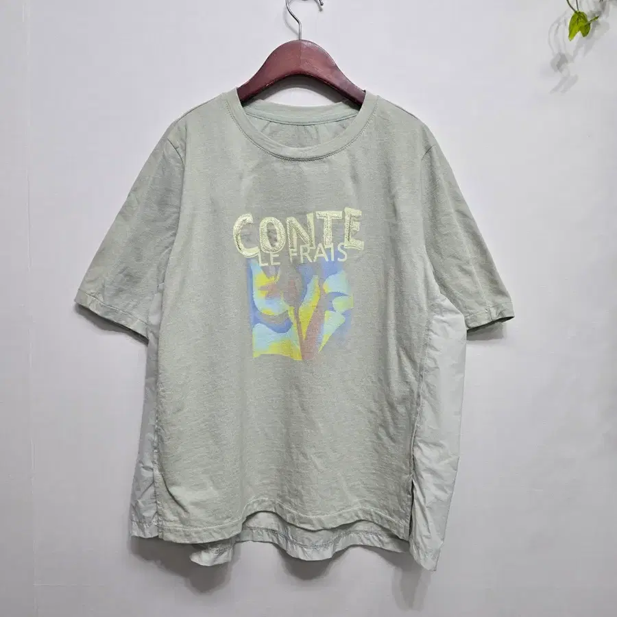 한섬 SJSJ 21'SS 그래픽 반팔