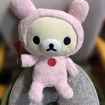 코리락쿠마 짓궂은 매일 봉제 인형 XL 핑크 토끼