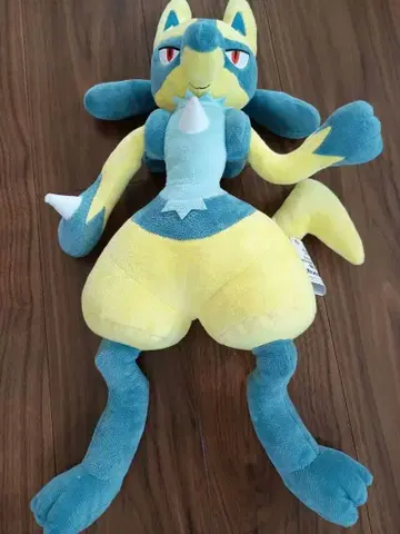포켓몬 메가 루카리오 봉제 인형