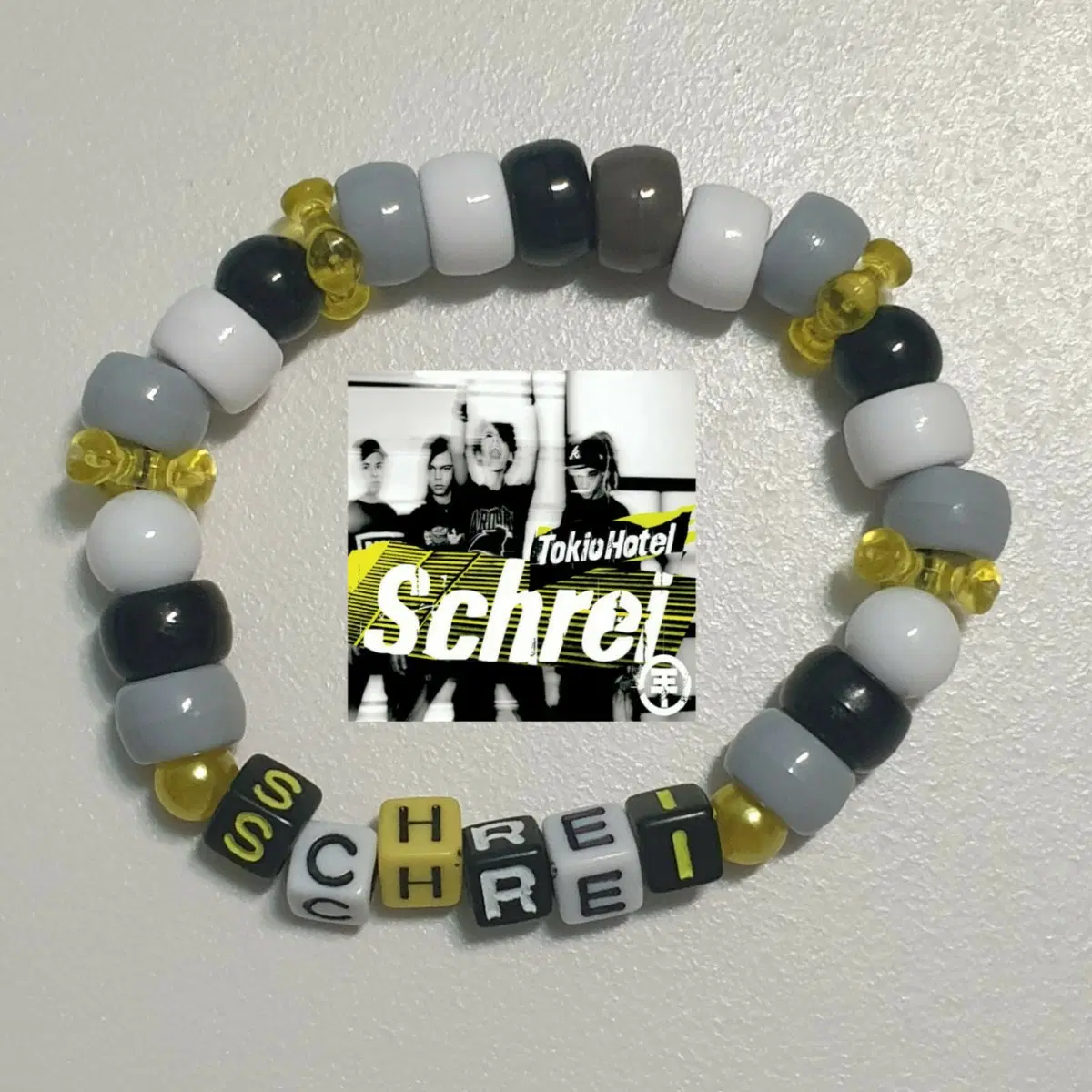 tokio hotel 토쿄 호텔 schrei 앨범 커버 칸디 팔찌