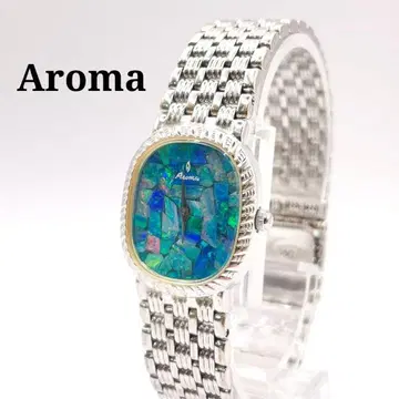 새상품 배터리 Aroma 9900 작동품 여성용 손목시계 오팔 다이얼 방수
