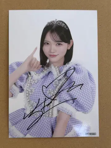 CUTIE STREET 마나베 나기사 친필 사인 엽서