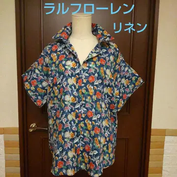 랄프 로렌 셔츠 린넨 꽃무늬
