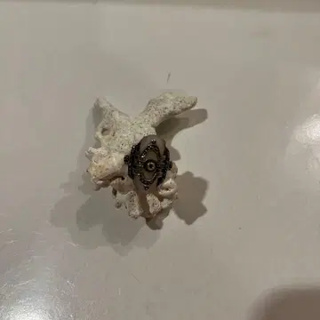 앤티크풍 마카사이트 장식 반지 실버 925