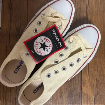 CONVERSE ALL STAR 로우컷 스니커즈 아이보리