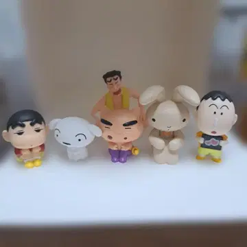 짱구는 못말려 피규어 6체 세트