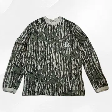 [ USA제 ] 80s-90s 리얼트리 카모플라쥬 롱T XL 싱글 스티치