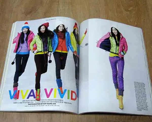 소녀시대 2009년 12월 보그걸 핸디 잡지