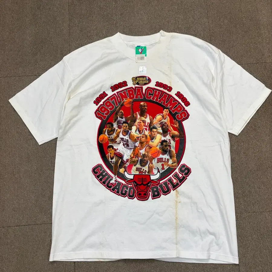 90s STARTER 97 챔피언 시카고불스 데드스탁 빈티지 티셔츠