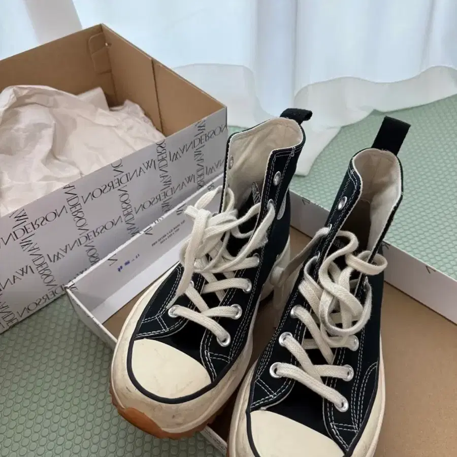 jw anderson 컨버스 런스타 하이크 블랙 하이 한정판
