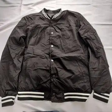 새상품 리버서블 바시티 자켓 패딩 자켓 블랙 4XL 남성용 블루종