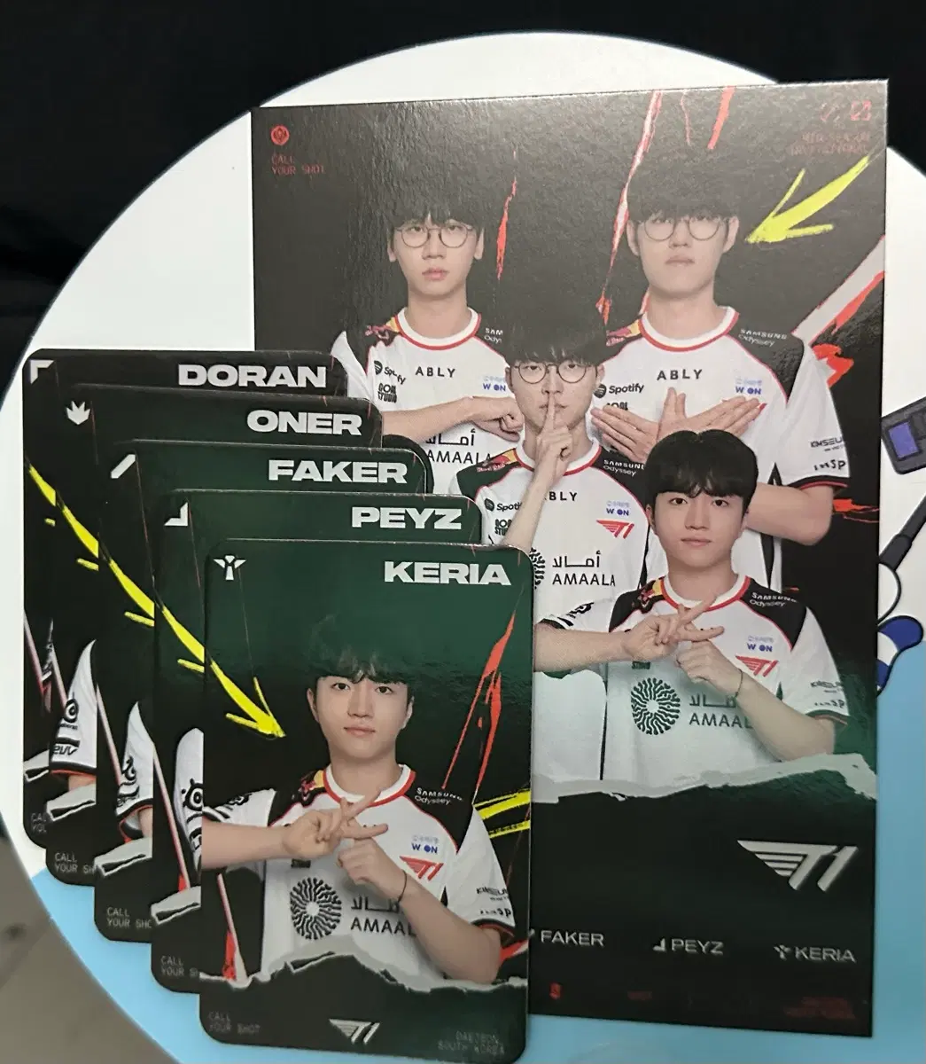 msi t1 엽서 및 포카 세트