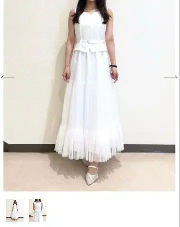 결혼식 2차 모임 원피스 드레스 신부 화이트 ANDCOUTURE