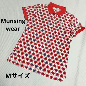 컨디션 최상 Munsingwear 여성용 골프 피케 셔츠 맨싱