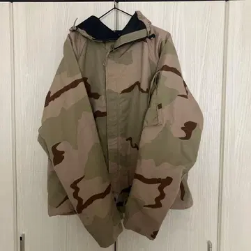 데저트 카모 밀리터리 자켓 구제 의류