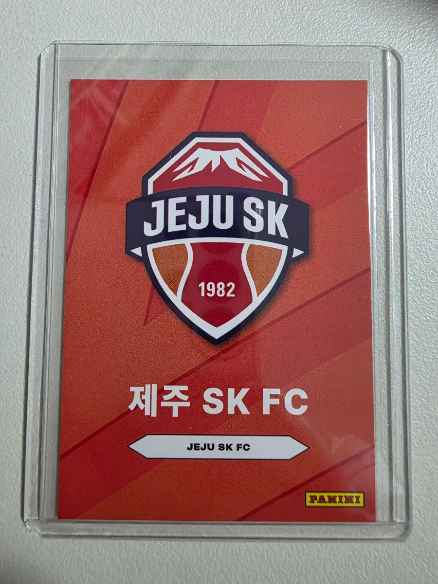 2026 k리그 파니니 제주sk fc 팀로고 카드 판매
