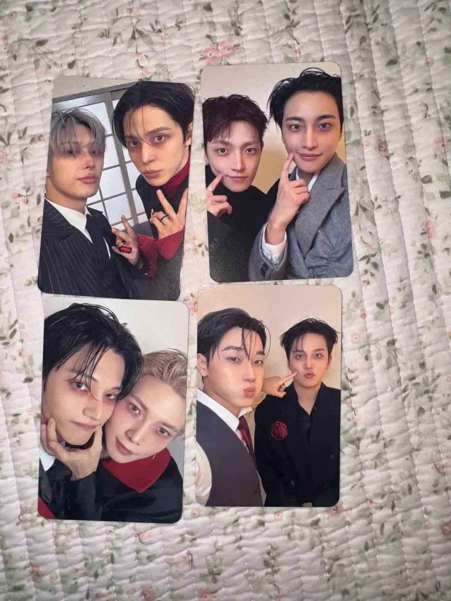 에이티즈 포카 골든아워 배드 미공포 럭드 팝업 세트 앨범