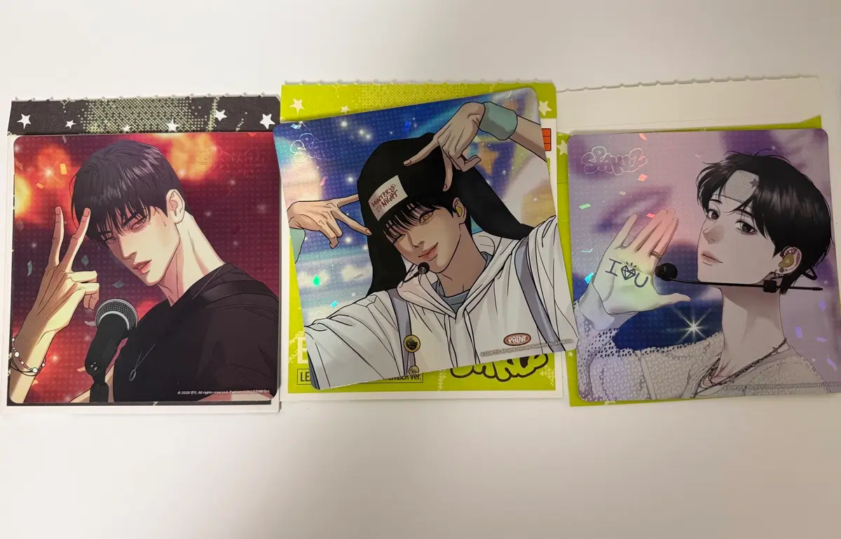 스파클즈 직캠 엽서 야화첩 윤승호 백나겸 다더 서이현