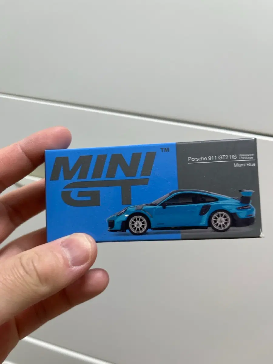 미니지티 포르쉐 911 GT2 RS 블루 미개봉(단순개봉도 있음)