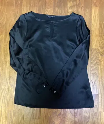 Brooks Brothers 실크 블라우스 블랙 사이즈 0