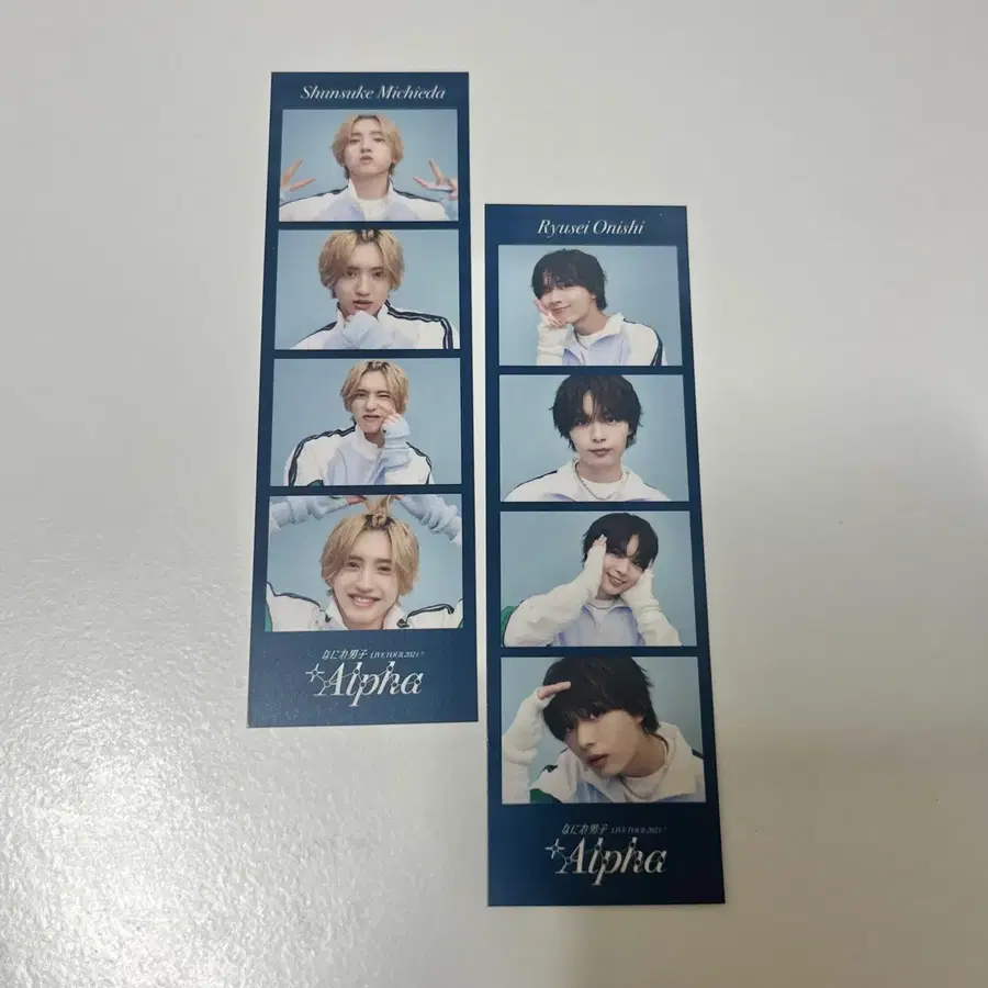 나니와단시 미치에다 슌스케 오오니시 류세이 미니 네컷 사진