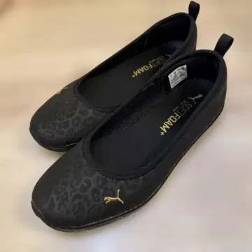 [ 새상품급 ] PUMA 레오파드 플랫슈즈 38 ( 24cm )