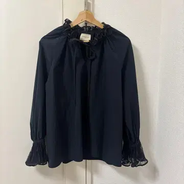 UNITED ARROWS 블라우스 상의 셔츠 레이스