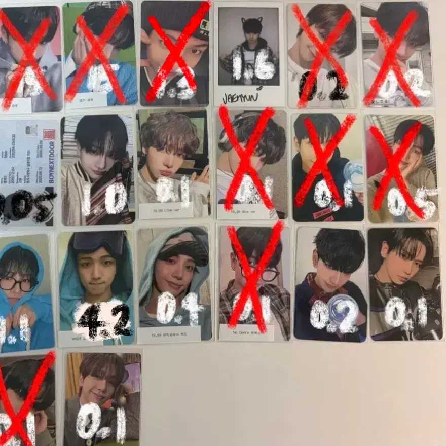 보이넥스트도어 보넥도 명재현 재현 포카 판매 처분 급처