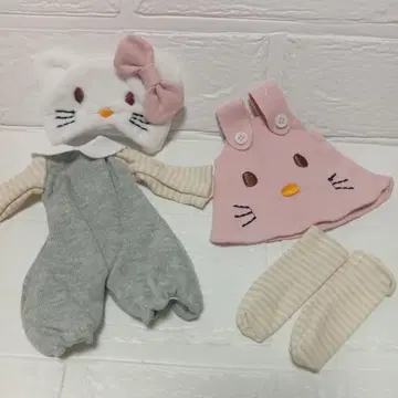 30cm 인형 옷 갈아입기 의류 세트 키티풍 올인원
