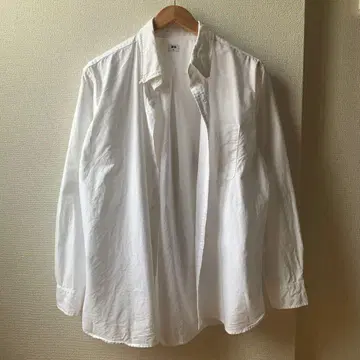 유니클로 남성용 클래식 긴팔 셔츠 XL 화이트