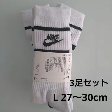[ 새상품 미사용 ] NIKE 양말 3족 L 사이즈 27~30cm