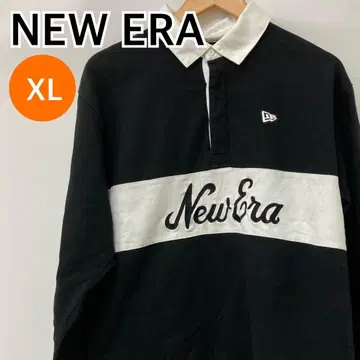 NEW ERA 상의 긴팔 라거 셔츠 블랙 XL [ CT2548 ]