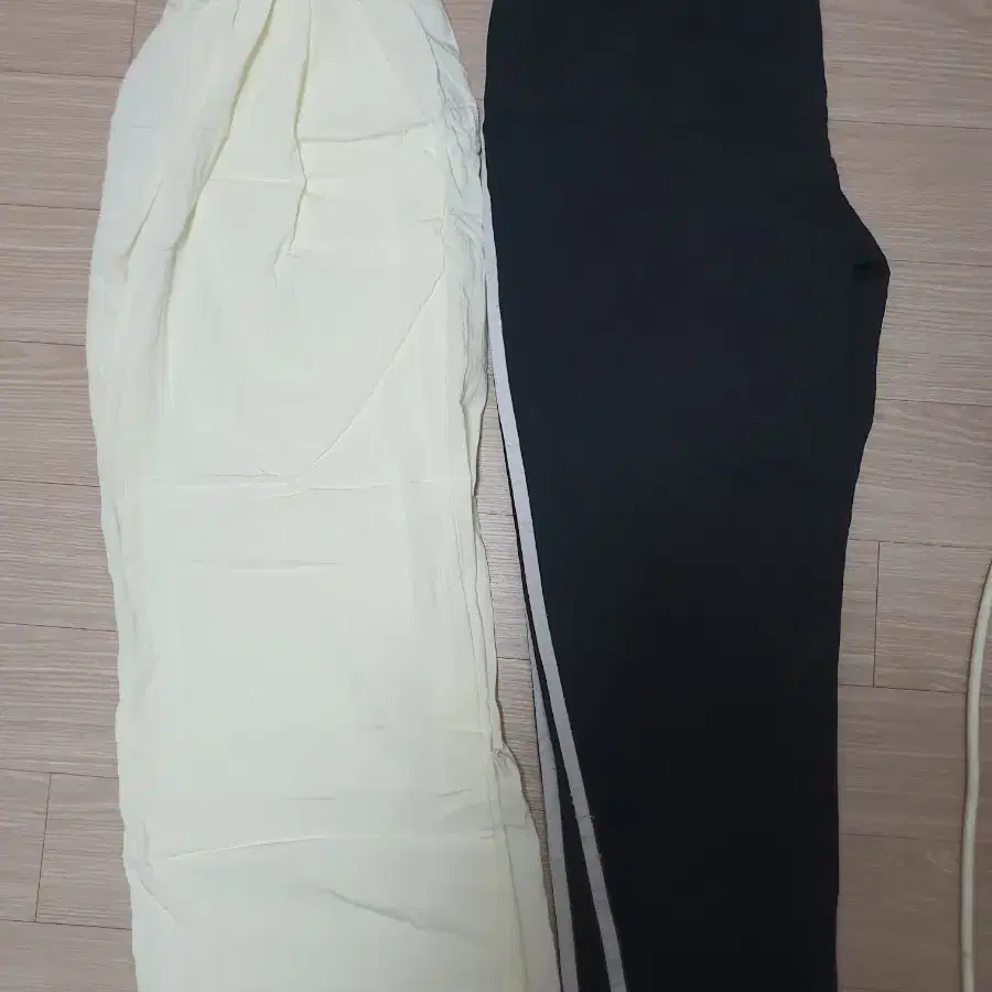 바지 2종 세트 아이보리/블랙
