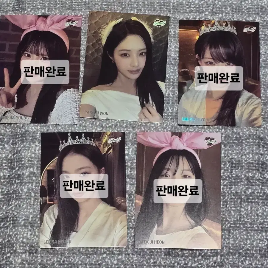 [판매] 프로미스나인 테레카 셀카 SF 06~10 5종 세트 (개별가능)