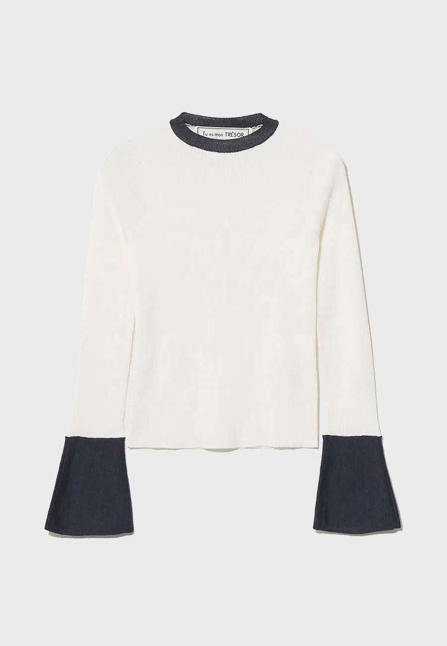 TU ES MON TRESOR knit top