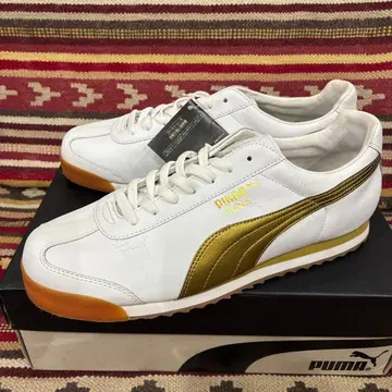 데드 02년 PUMA 로마 29cm 화이트 x 골드