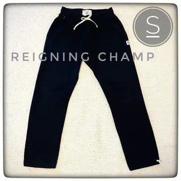 [ REIGNING CHAMP ] 레이닝챔프 스웨트 팬츠 블랙