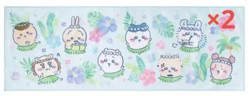 영화 치이카와 인어섬의 비밀 섬에 온 모두의 시원한 타월 2개