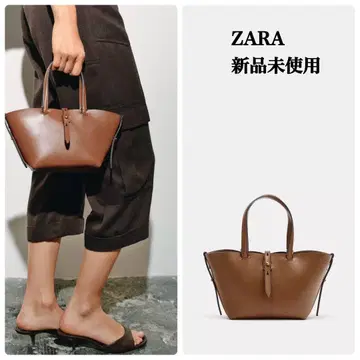 완판템 ZARA 미니 바스켓 토트백 택 포함 새상품