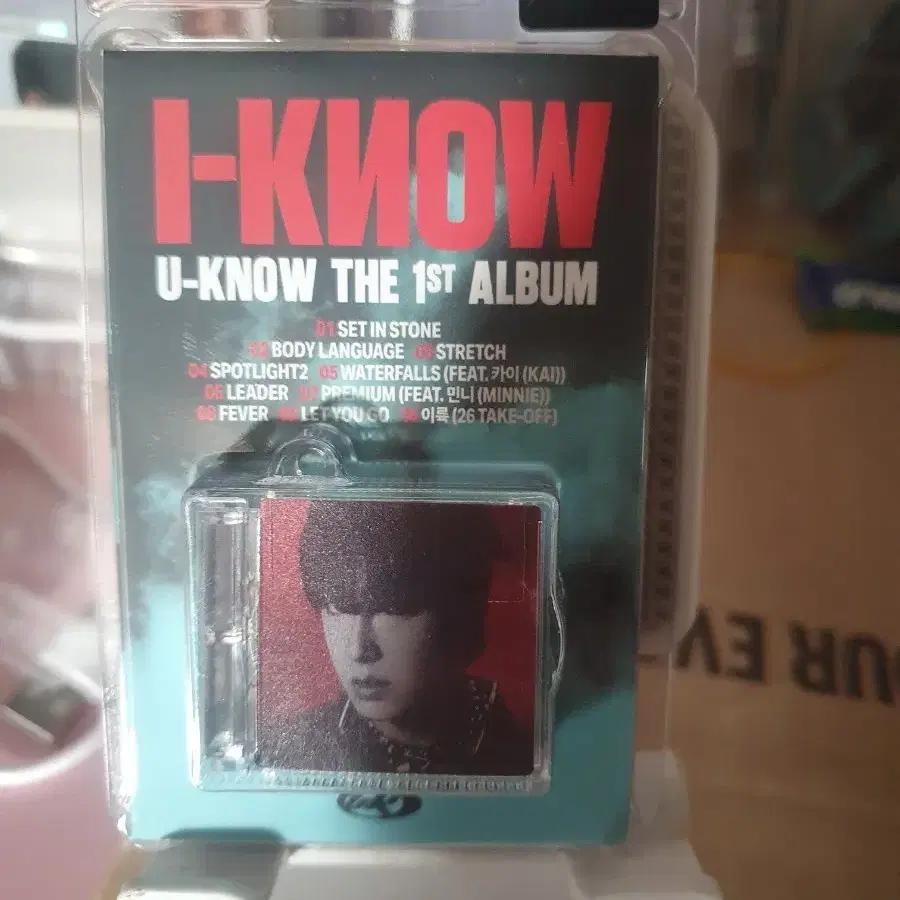 유노윤호 I KNOW SMini 앨범 키링 미개봉