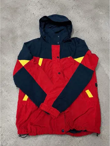 L.L.Bean 아노락 빨간색 로고 자수 L 엘엘빈