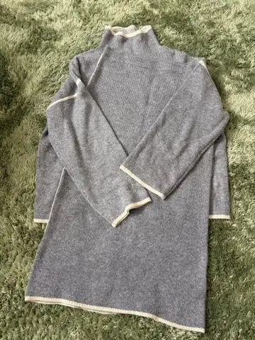 ZARA 대비 파이핑 니트 스웨터 스커트 셋업