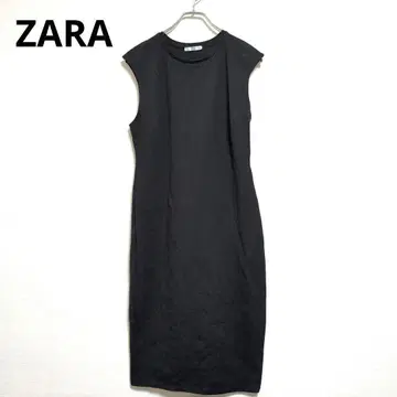 ZARA 슬리브리스 원피스 무지 캐주얼 크루넥 [ XL 사이즈 ]