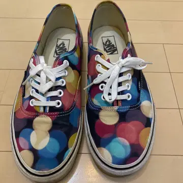 VANS 스니커즈 도트 무늬 컬러풀 로우컷 28cm